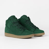 Nike SB Dunk High Pro Shoes - Gorge Green / Gorge Green / Black thumbnail