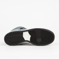 Nike SB Dunk High Pro Shoes - Mineral Slate / Sail - Black - White thumbnail