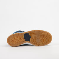 Nike SB Dunk High Pro Shoes - Obsidian / White - Industrial Blue thumbnail