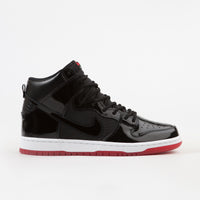 Nike SB Dunk High TR Shoes - Black / Black - White - Varsity Red thumbnail