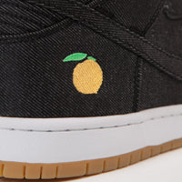 Nike SB Dunk High TRD Momofuku QS Shoes - Black / Black - White - Laser Orange thumbnail