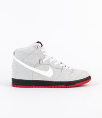 Nike SB Dunk High TRD QS Shoes - Summit White / Summit White - Black
