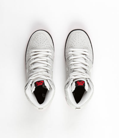 Nike SB Dunk High TRD QS Shoes - Summit White / Summit White - Black