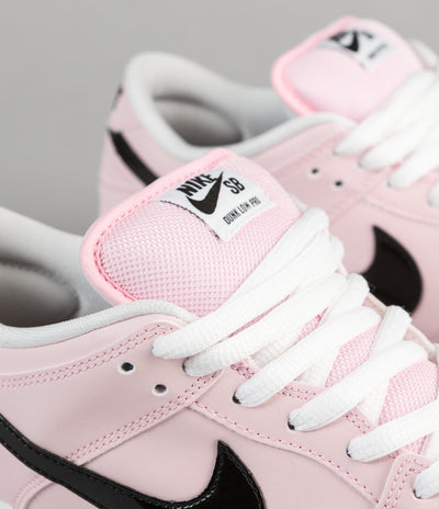 Nike SB Dunk Low Elite Shoes - Prism Pink / Black - White