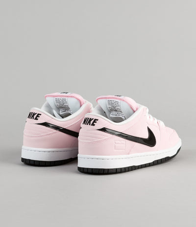 Nike SB Dunk Low Elite Shoes - Prism Pink / Black - White