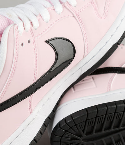 Nike SB Dunk Low Elite Shoes - Prism Pink / Black - White