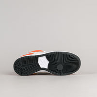 Nike SB Dunk Low Premium Shoes - Safety Orange / White - Cream thumbnail
