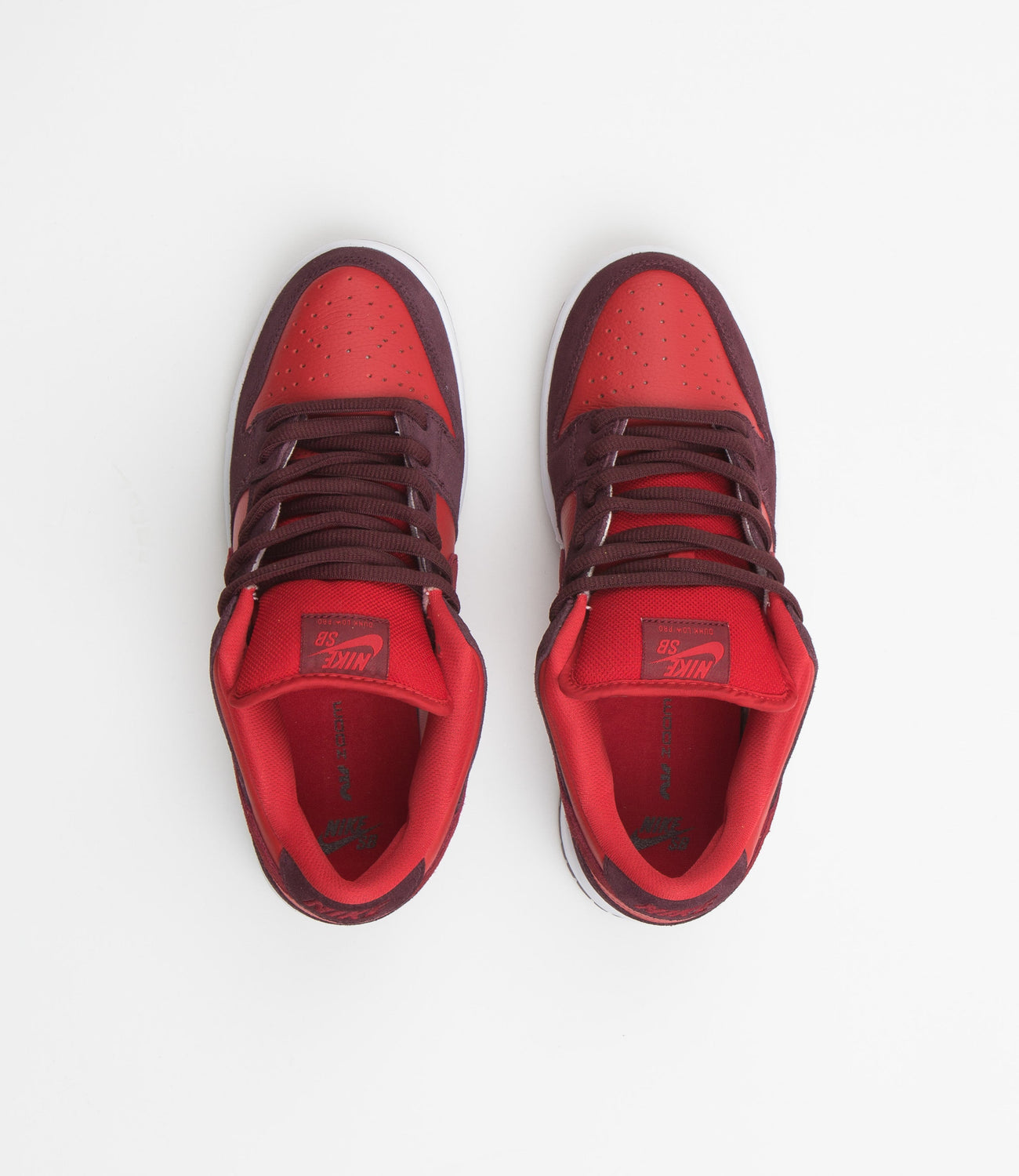 Nike SB Dunk Low Pro Cherry Shoes - Burgundy Crush / Team