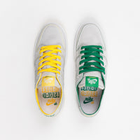 Nike SB Dunk Low Pro Ishod Deconstructed Shoes - White / White - Aloe Verde - Tour Yellow thumbnail
