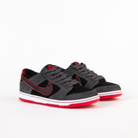 Nike SB Dunk Low Pro Ishod Wair Shoes - Dark Grey / Black - University Red - White thumbnail