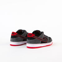 Nike SB Dunk Low Pro Ishod Wair Shoes - Dark Grey / Black - University Red - White thumbnail