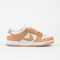 Nike SB Dunk Low Pro Orange Label Shoes in Light Cognac and Light Cognac and White - Light Cognac thumbnail