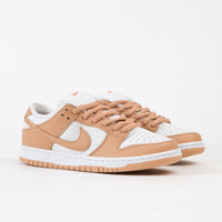 Nike SB Dunk Low Pro Orange Label Shoes in Light Cognac and Light Cognac and White - Light Cognac thumbnail