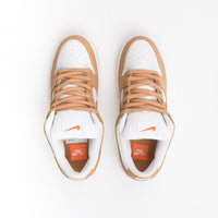 Nike SB Dunk Low Pro Orange Label Shoes in Light Cognac and Light Cognac and White - Light Cognac thumbnail