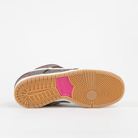 Nike SB Dunk Low Pro Premium 'Paisley' Shoes in Cacao Wow and Summit White and Rough Green thumbnail