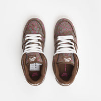 Nike SB Dunk Low Pro Premium 'Paisley' Shoes in Cacao Wow and Summit White and Rough Green thumbnail