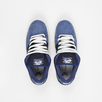 Nike SB Dunk Low Pro Premium 'Sashiko' Shoes in Mystic Navy and Sail and Mystic Navy thumbnail