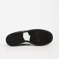 Nike SB Dunk Low Pro Shoes - Black / Black - Barely Green - White thumbnail