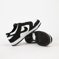 Nike SB Dunk Low Pro Shoes - Black / Black - Barely Green - White thumbnail