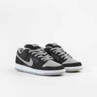 Nike SB Dunk Low Pro Shoes - Black / Medium Grey - Black - White thumbnail
