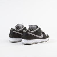 Nike SB Dunk Low Pro Shoes - Black / Medium Grey - Black - White thumbnail