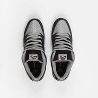 Nike SB Dunk Low Pro Shoes - Black / Medium Grey - Black - White thumbnail