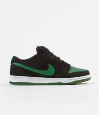Nike SB Dunk Low Pro Shoes - Black / Pine Green - Black - White