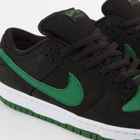 Nike SB Dunk Low Pro Shoes - Black / Pine Green - Black - White thumbnail