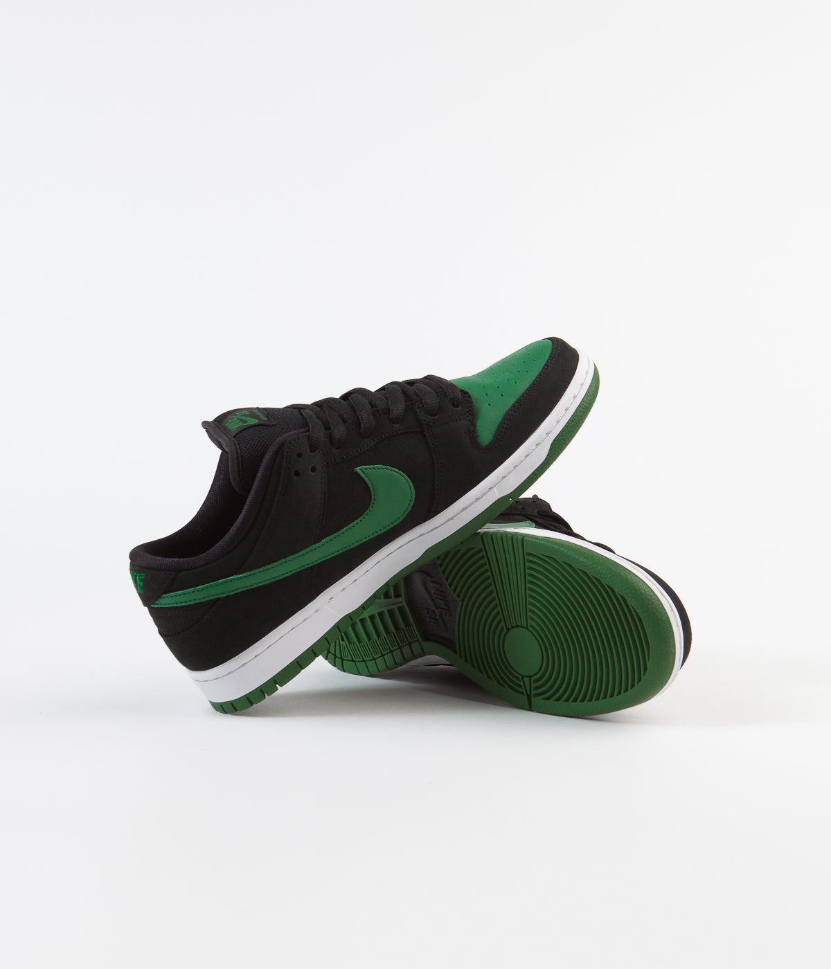 Nike sb dunk 2024 low black pine green