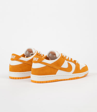 Nike SB Dunk Low Pro Shoes - Circuit Orange / Circuit Orange / Sail
