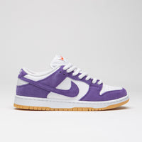 Nike SB Dunk Low Pro Shoes - Court Purple / Court Purple - White thumbnail