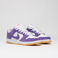 Nike SB Dunk Low Pro Shoes - Court Purple / Court Purple - White thumbnail