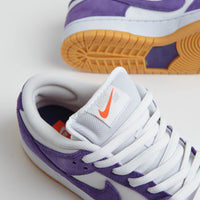 Nike SB Dunk Low Pro Shoes - Court Purple / Court Purple - White thumbnail