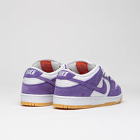 Nike SB Dunk Low Pro Shoes - Court Purple / Court Purple - White thumbnail