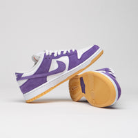Nike SB Dunk Low Pro Shoes - Court Purple / Court Purple - White thumbnail