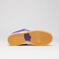 Nike SB Dunk Low Pro Shoes - Court Purple / Court Purple - White thumbnail