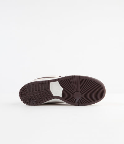 Nike SB Dunk Low Pro Shoes - Desert Sand / Mahogany - Summit White