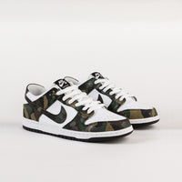 Nike SB Dunk Low Pro Shoes - Legion Green / Legion Green - White - Black thumbnail