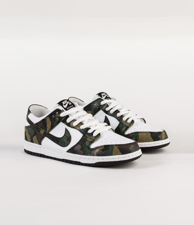Nike SB Dunk Low Pro Shoes - Legion Green / Legion Green - White - Black