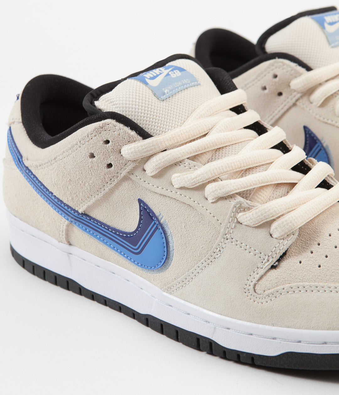 Nike sb zoom dunk low pro beige white light blue Clearance