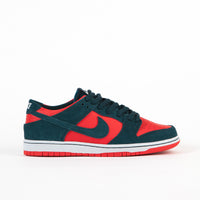 Nike SB Dunk Low Pro Shoes - Nightshade / Nightshade - Chile Red thumbnail