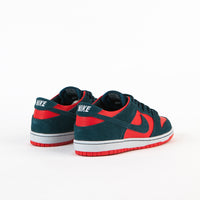 Nike SB Dunk Low Pro Shoes - Nightshade / Nightshade - Chile Red thumbnail