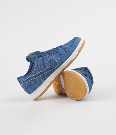 Nike SB Dunk Low Pro Shoes - Utility Blue / Utility Blue - White
