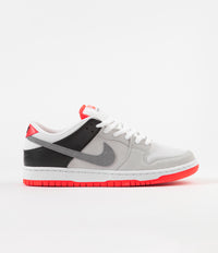 Nike SB Orange Label Dunk Low Pro Shoes - Neutral Grey / Cool Grey - Black - Infrared