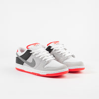 Nike SB Orange Label Dunk Low Pro Shoes - Neutral Grey / Cool Grey - Black - Infrared thumbnail