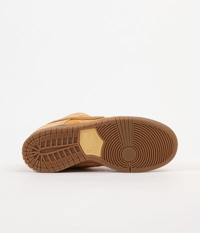 Nike SB Dunk Low Shoes - Dune / Twig - Wheat - Gum Medium Brown