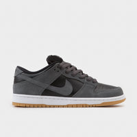 Nike SB Dunk Low TRD Shoes - Dark Grey / Dark Grey - Black - White thumbnail