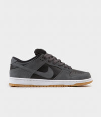 Nike SB Dunk Low TRD Shoes - Dark Grey / Dark Grey - Black - White
