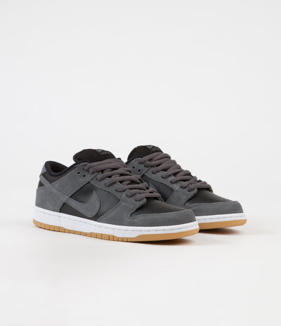 Nike SB Dunk Low TRD Shoes - Dark Grey / Dark Grey - Black - White