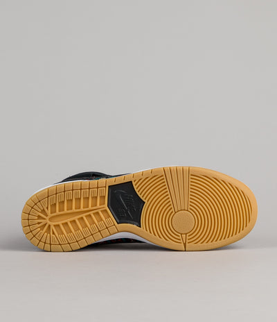 Nike SB Dunk High Premium Shoes - Black / Black - Rio Teal - White